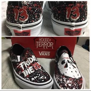 VANS X FRIDAY THE 13TH CLASSIC SLIP-ON Horror Collection